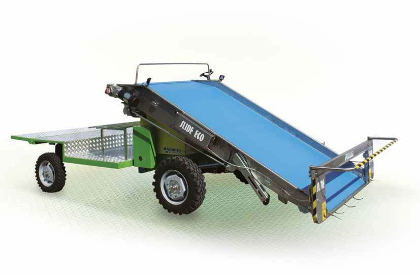 SLIDE ECO raccoglitrice elettrica per foglie da taglio