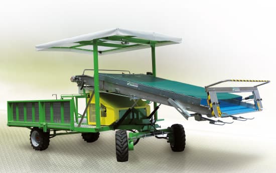 SLIDE CRAB raccoglitrice baby leaf, rucola, spinacio