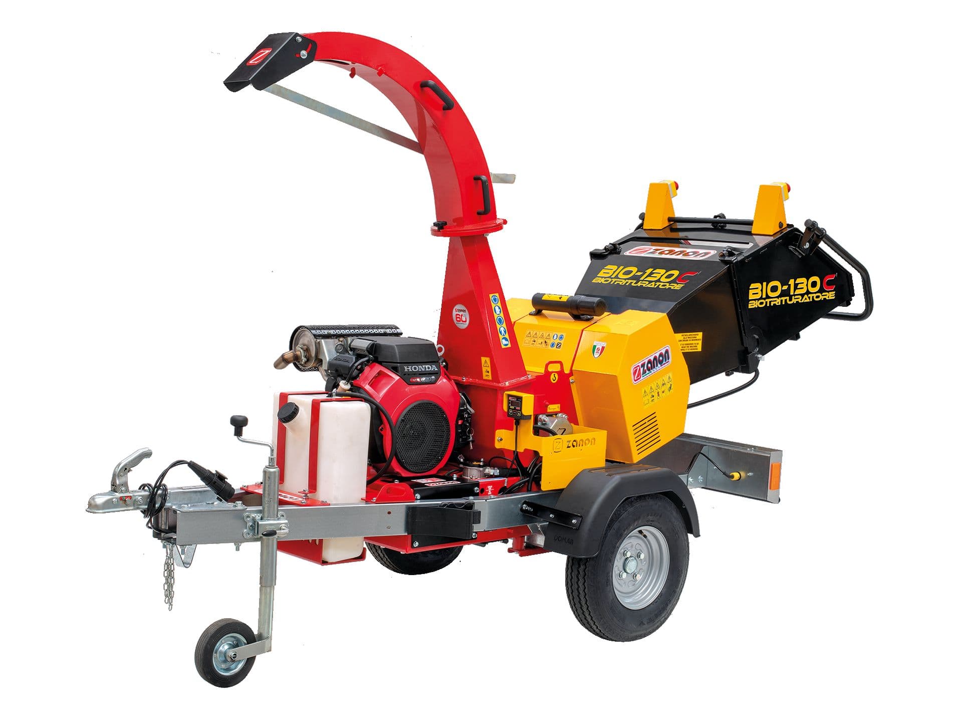 Biotrituratore Carrelato a Benzina BIO 130-C — Zanon