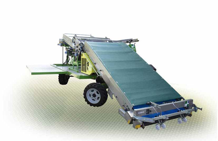 SLIDE CRAB VALERIANA raccoglitrice per coltura con radice