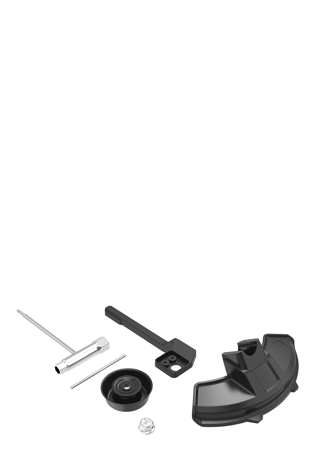 KAC186 Set di lavoro per lame di coltello 2.0 (set di lame di coltello (kit di montaggio), protezione compatta della lama, impugnatura a P per KC110)